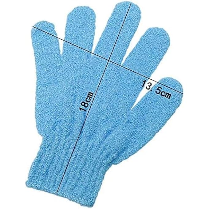 Lonimia Four sets of premium scrub wash mitts for body scrubs, massage, spa, and shower - spa accessories for men and women - Image 4